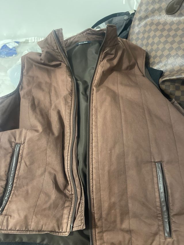 Chaleco Massimo Dutti Marrón