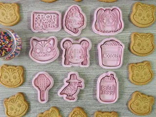 Cortadores Galletas guerreras K-Pop moldes