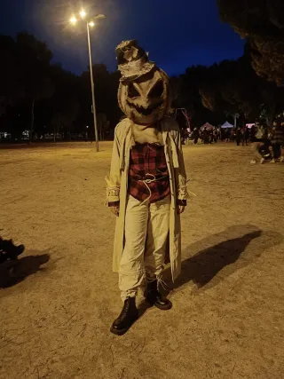 Máscara Halloween Calabaza