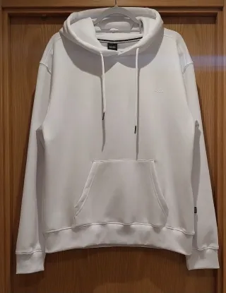 Casaco com capuz BOSS branco