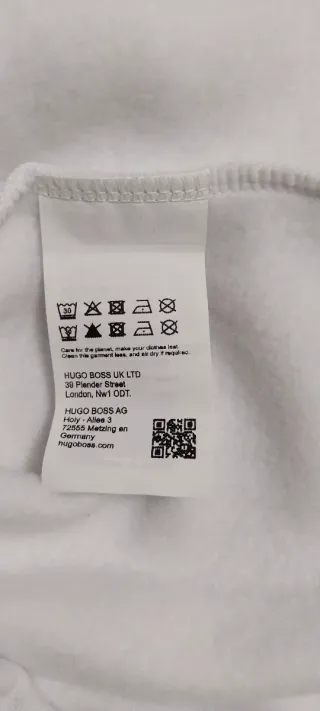 Casaco com capuz BOSS branco