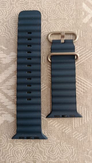 Correa Apple Watch Ultra 49mm Titanium Azul Marino