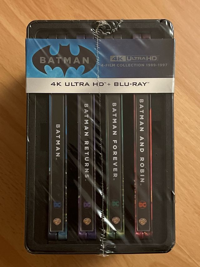Batman 4Film Collection 4K UHD + Blu-ray Steelbook