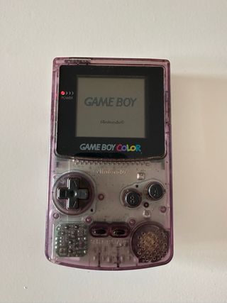 Nintendo Game Boy Color Morado transparente