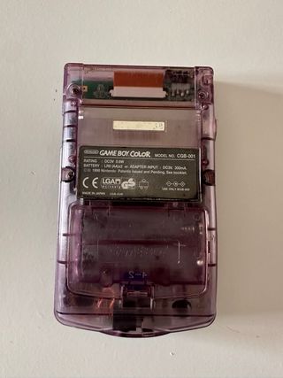 Nintendo Game Boy Color Morado transparente