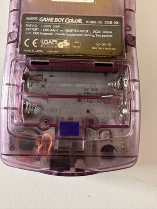 Nintendo Game Boy Color Morado transparente