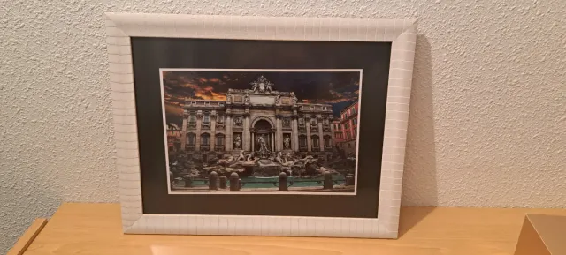 Cuadro Decorativo Fuente de Trevi 45 x 35 cms