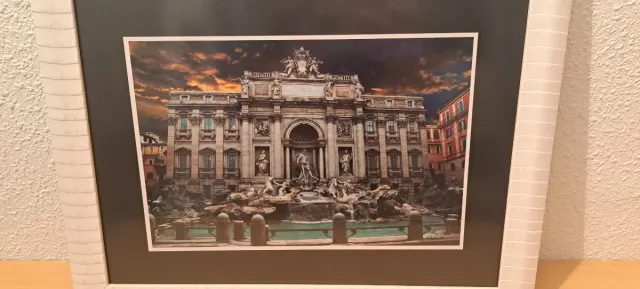 Cuadro Decorativo Fuente de Trevi 45 x 35 cms