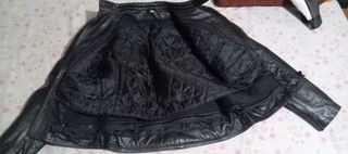 Chaqueta moto en cuero Garibaldi