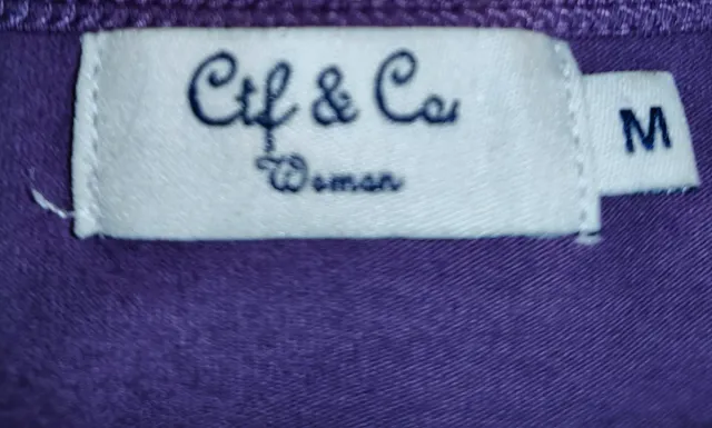 Camiseta Morada Niña Talla M con Adorno Bolso