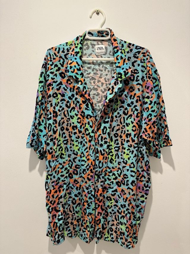 8 Camisas Estampadas Manga Corta