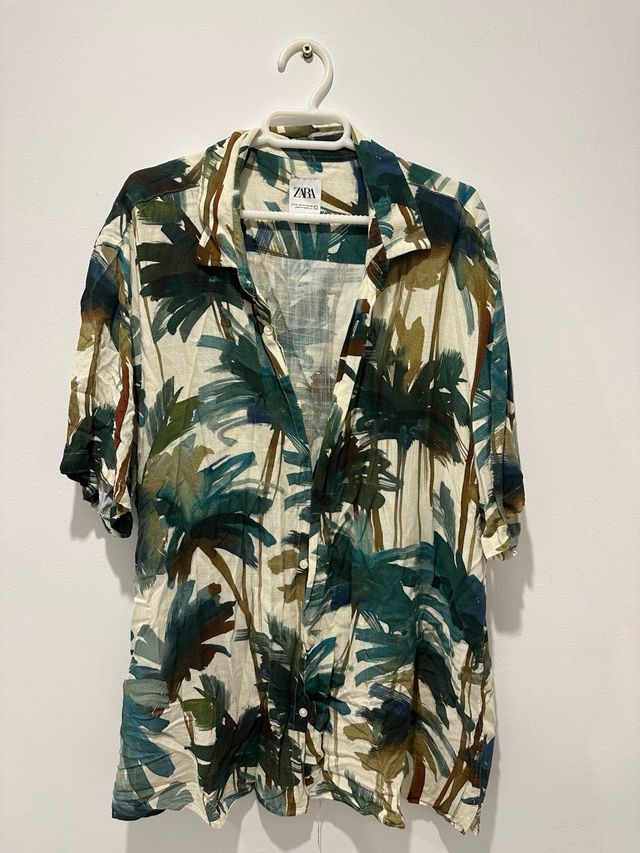 8 Camisas Estampadas Manga Corta