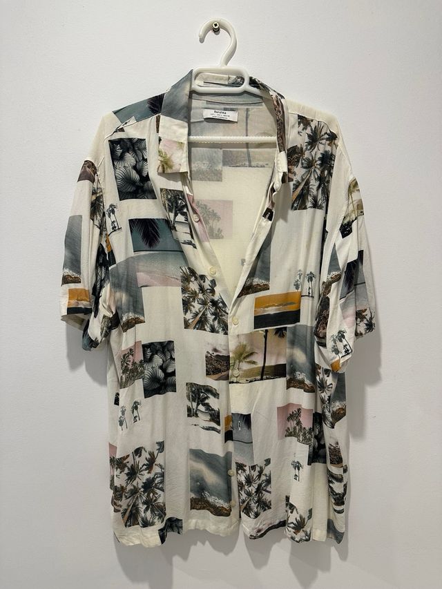 8 Camisas Estampadas Manga Corta