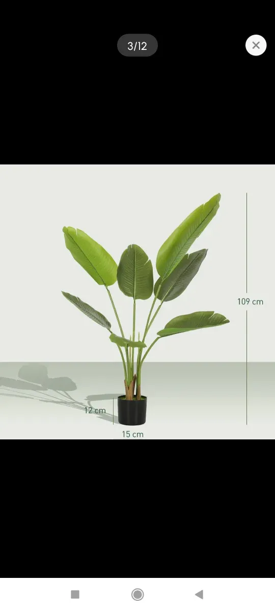 Planta Artificial Bananera