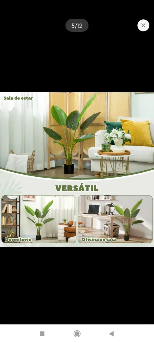 Planta Artificial Bananera