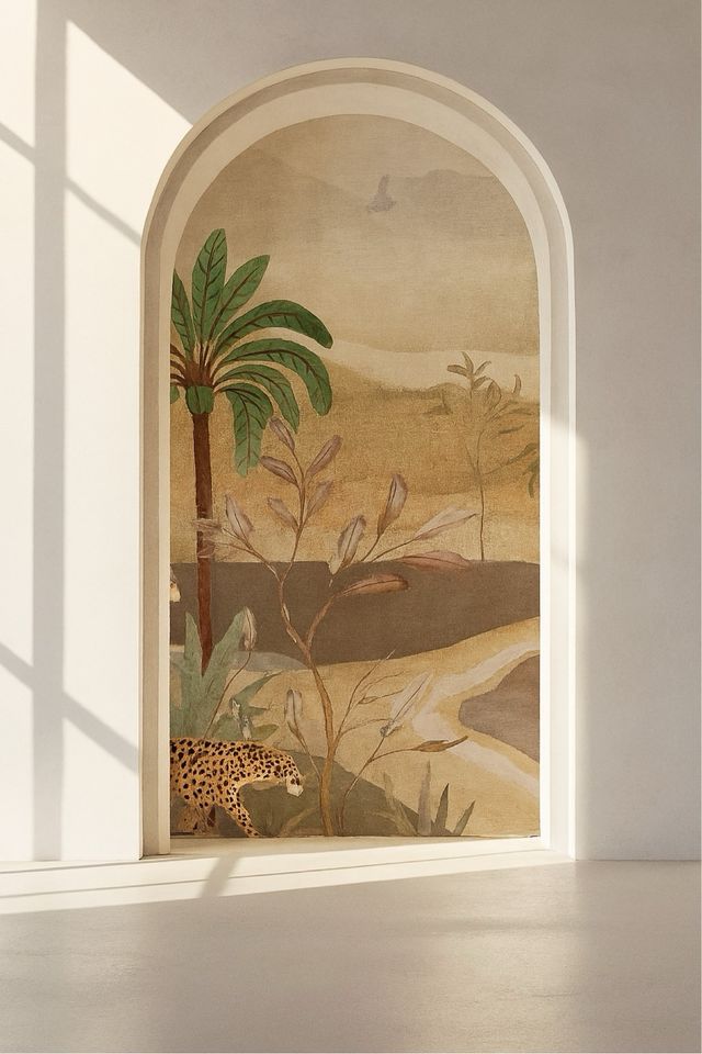 Mural Estilo Tropical Victoriano