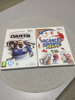 Juegos Wii Darts Pro Tour y Vacances Sports Party