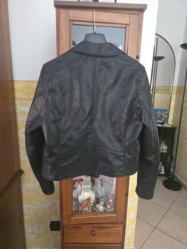 Giacca donna pelle nera Primark