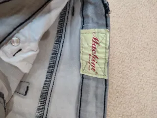 Falda mini vaquera gris desgastada T M 38