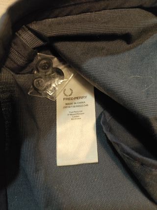 Abrigo Fred Perry Gris - Talla M