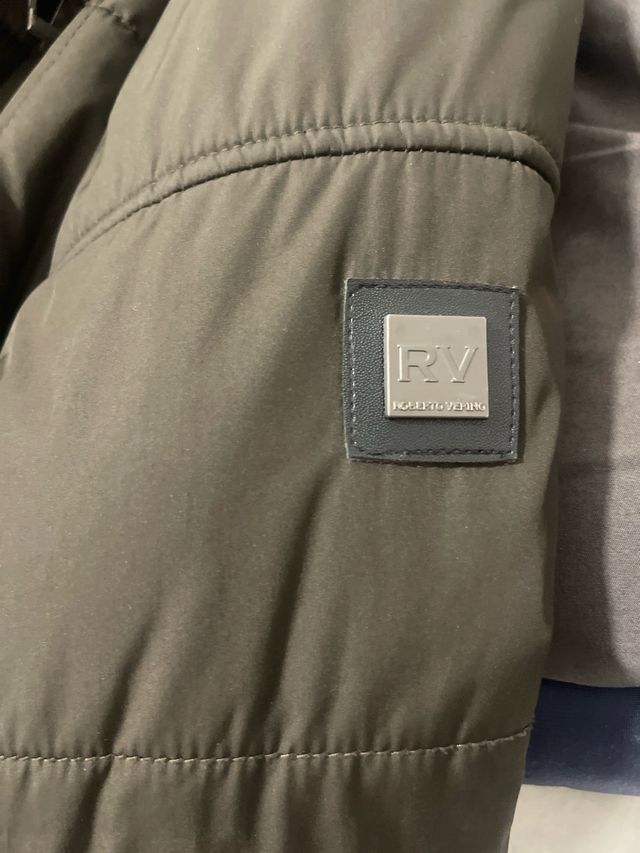 Chaquetón Roberto Verino Marrón y Morado