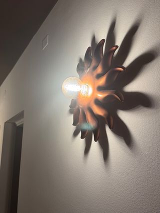 2 Lampade da Parete Holländer Sonne Oro/Bronzo