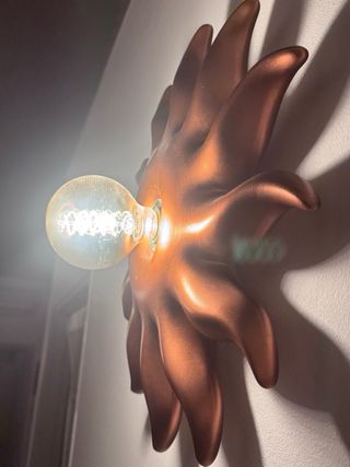 2 Lampade da Parete Holländer Sonne Oro/Bronzo