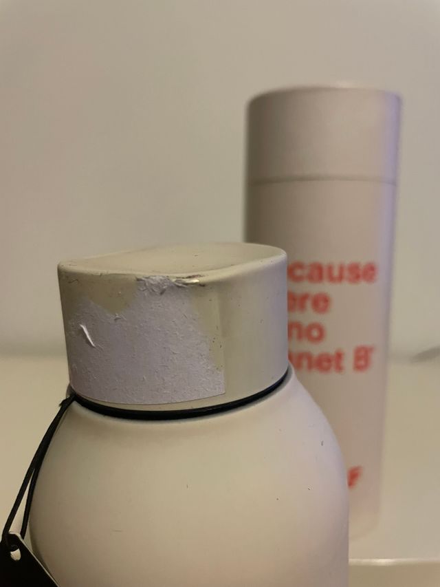 Botella Ecoalf Blanca Metálica