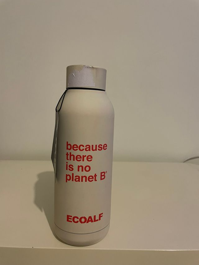 Botella Ecoalf Blanca Metálica