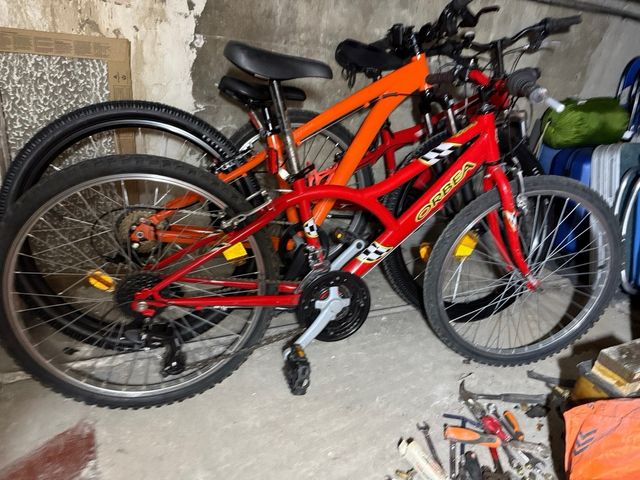 Bicicleta 24 Carreras Roja