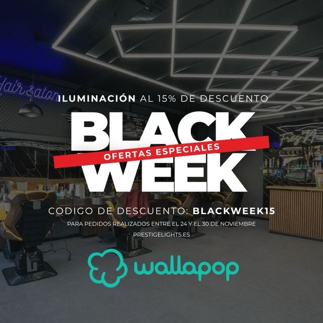 Iluminación LED Barbería