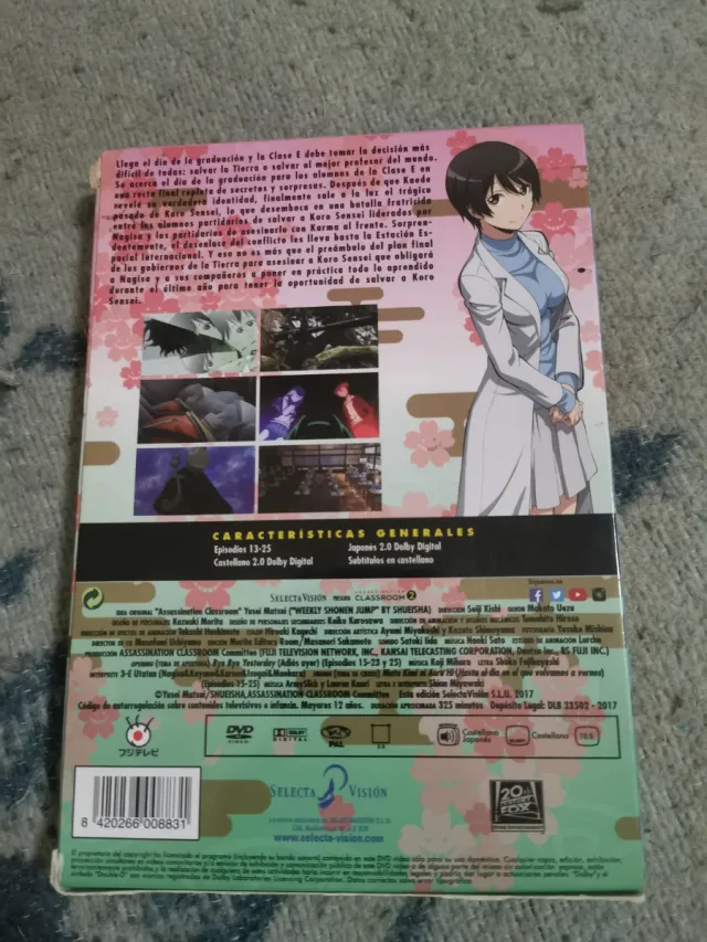 Assassination Classroom DVD Temporada 2
