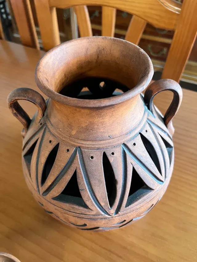 Conjunto rústico de cerámica