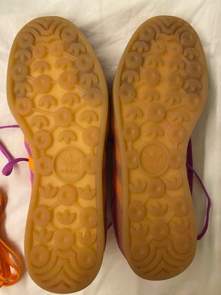 Adidas Gazelle Terciopelo Fucsia Naranja