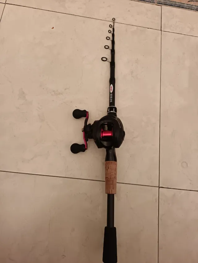 Caña de pescar 2'1m telescópica