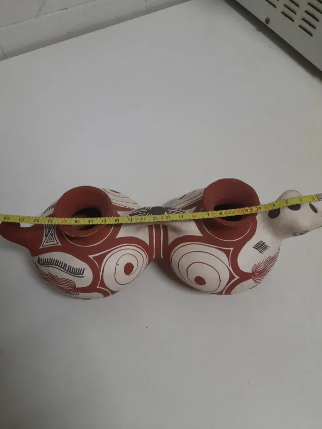 Cántaro doble artesanal vintage