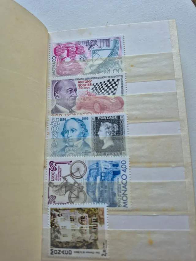 Álbum de sellos de Mónaco