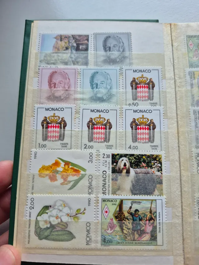 Álbum de sellos de Mónaco