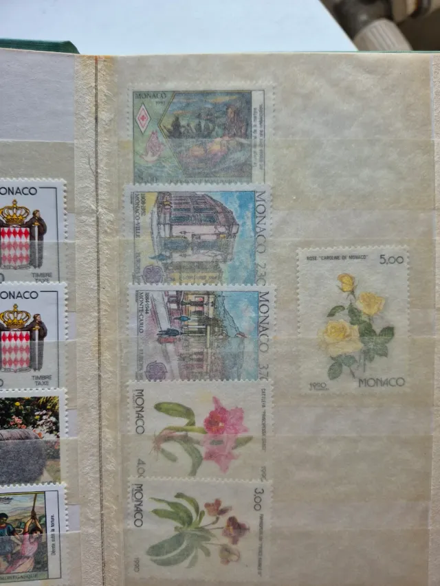 Álbum de sellos de Mónaco