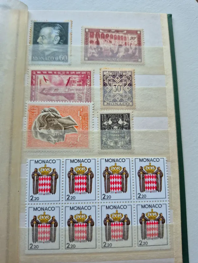 Álbum de sellos de Mónaco