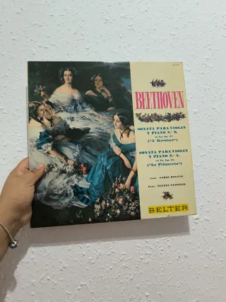 Vinilo Beethoven Sonata Violín Piano
