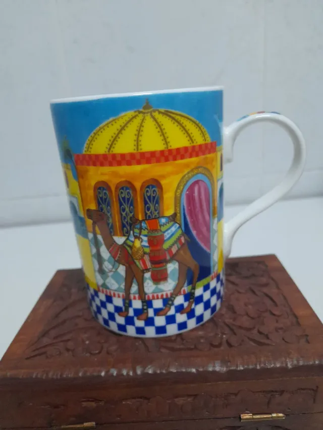 Taza artesanal vintage