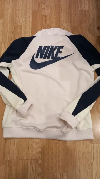 Sudadera Nike Blanca y Azul