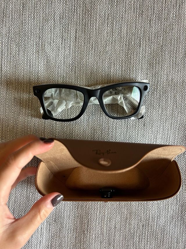 Gafas Ray-Ban Meta Funda Marrón