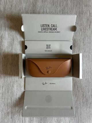 Gafas Ray-Ban Meta Funda Marrón