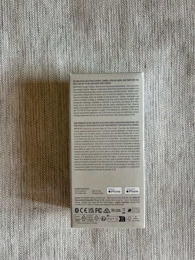 Gafas Ray-Ban Meta Funda Marrón