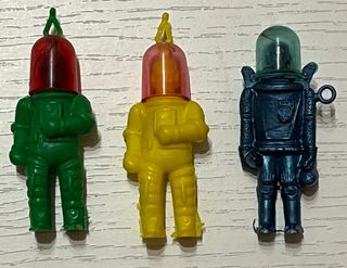 Soldatini Spaceman Plastica Vintage (3 Pezzi)