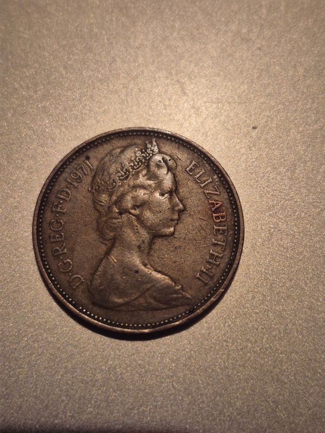2 Pence 1971 - Elisabetta II
