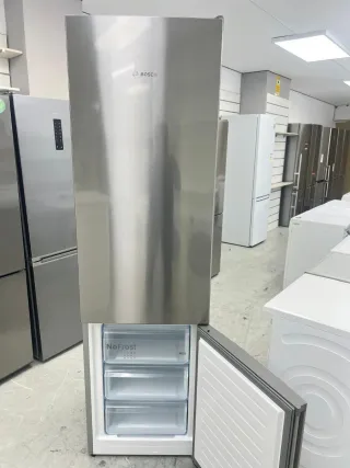 Nevera Combi Acero Inoxidable Bosch