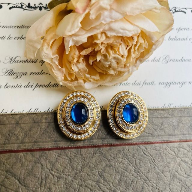 Orecchini clip placcato oro